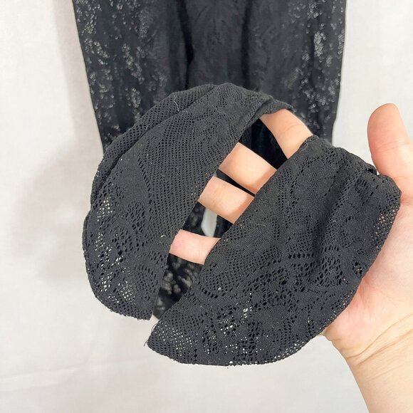 1998 Vintage Victorias Secret Stephanie Seymour Catsuit Body Stocking Size SMALL - Picture 4 of 7